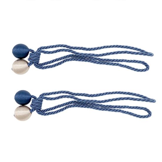 2 Pezzi Corda per Tende, Decorativa Annodatura Fatta a Mano, Cordini per Tenere Aperte le Tende per Soggiorno Camera da Letto Finestra Tende Trasparenti