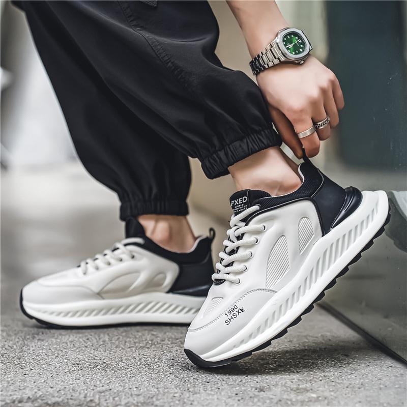 Zapatillas vulcanizadas para hombre, zapatos de lona a la moda para hombre, zapatos casuales de plataforma transpirables de verano, zapatillas de deporte para hombre, estilo callejero