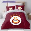 Galatasaray Forever Bedding Quilt Set Quilt Cover Pillowcase Home Decoration Birthday Gift (1 * duvet cover + 2 * pillowcase, without core)