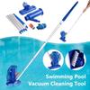 Tragbarer Staubsauger Unterwasser mit Bürste Mini-Jet-Staubsauger-Saugkopf-Kits für oberirdische Pools Schwimmbad-Jet