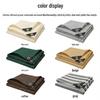 Beige Thickened Privacy Sunshade Net for Balcony and Courtyard