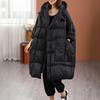 Winter Walking Quilt Down Jacket Thickened Long White Duck Down Hooded Down Large Size Warm Winter Clothing