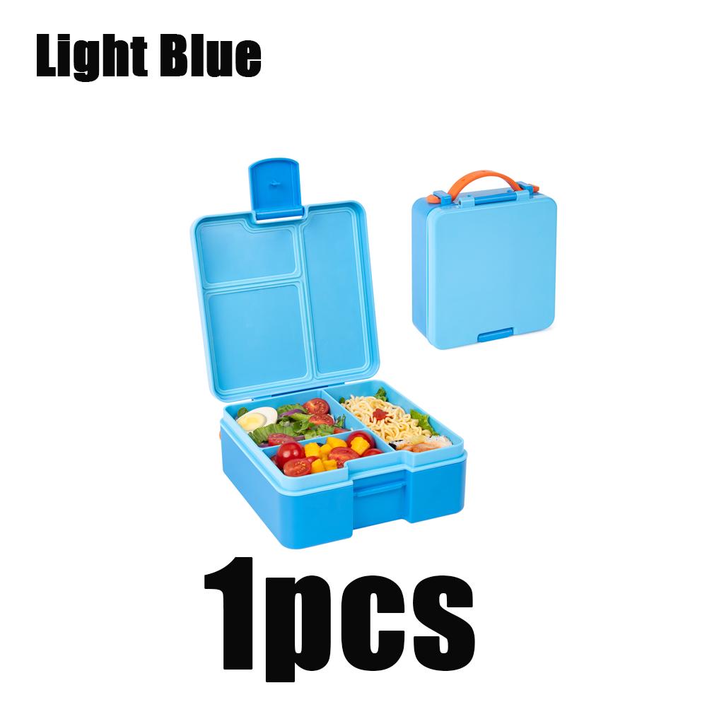 1pcs Cartoon Adorable Bento Box Microwavable Divided Leakproof Lunch Box For Teenagers And Workers School Canteen Back School