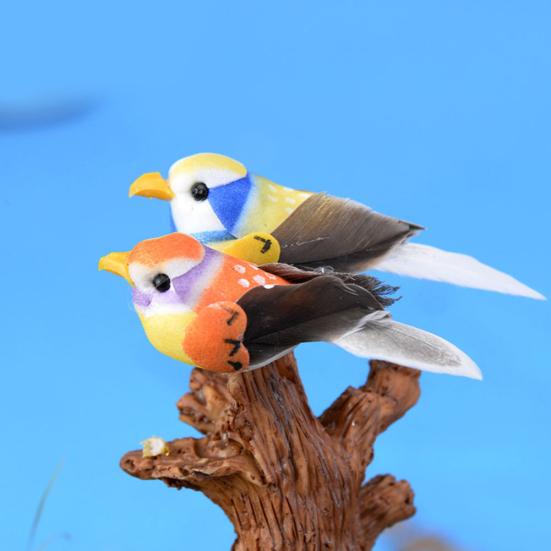 Niedliche DIY Miniatur-Feengarten, kleines Vogel-Ei-Nest, Mikro-Landschaftsdekoration