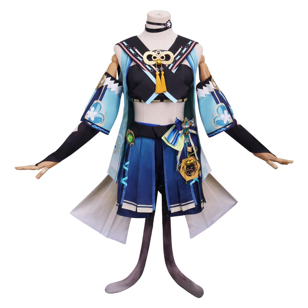 Genshin Impact, Daoqi, Liangliang, Cosplay, Costume Character, Grass Shooter, Anime, Animation Game, COS, Female Costume
