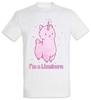 Llamicorn II T-Shirt Herren Damen T-Shirts Oberteil Regenbogen Feen Prinzessin Märchen Einhorn Lama Lama
