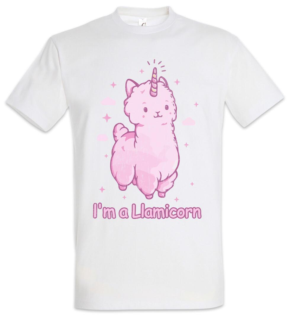 Llamicorn II T-Shirt Mens Womens Tees Top Rainbow Fairies Princess Fairytale Unicorn Llama Lama 3XL