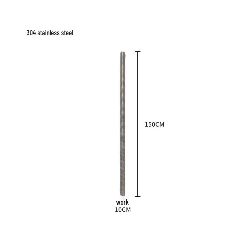 304 Stainless Steel M8/M10 Threaded Rod Bolt Stud