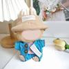 Doll Outfit Set Suspender and Hat For 15cm Figure Doll Soft Polyester Doll Overalls Matching Hat Doll Display Clothing