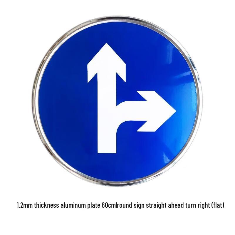 HANDUNYOU Round Traffic Direction Sign