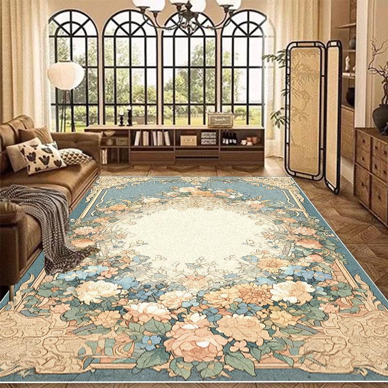 Teppich im europäischen Stil, große Größe, Wohnzimmer, Luxus-Heimdekoration, Teppiche für Schlafzimmer, Lounge, rutschfest, waschbar, Eingangsfußmatte