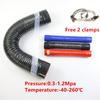 Universal Car Silicone Flexible Pipe 2 Clamps Car Radiator Hose Intake Hose Intercooler Tube For High Pressure High Temperature