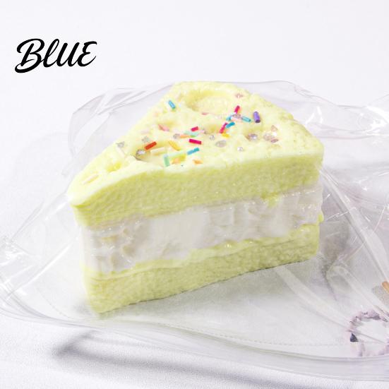Food Stress Reliever Simulated Squeeze Toy Anxiety Relief Stretchy Rice Cake Triangle Cheese Portable Fake Decompression Tools Kids
