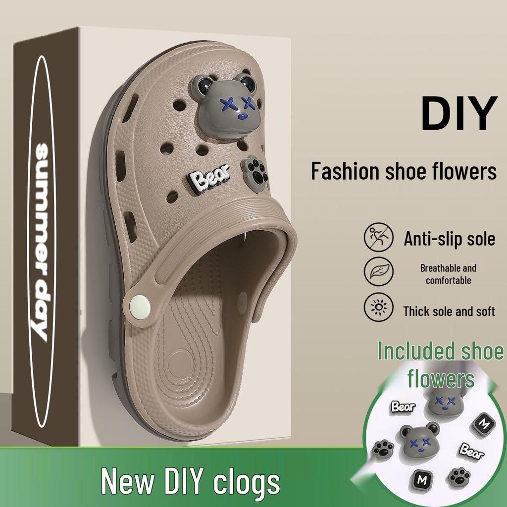 Breathable Non-slip Clogs: Men's & Women's Summer Shoes with Arch Support & Thick Sole