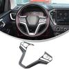Metyoucar For Isuzu D-MAX -24 ABS Carbon Fiber Car Steering Wheel Button Cover Decoration Stickers Interior Car Accessories