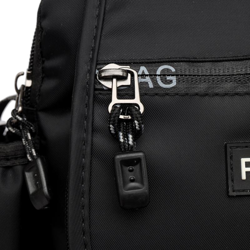 Borsa a Spalla Quadrata Sportiva da Uomo - Borsa a Tracolla Resistente a Lati Morbidi Stile College con Tasche Multifunzionali
