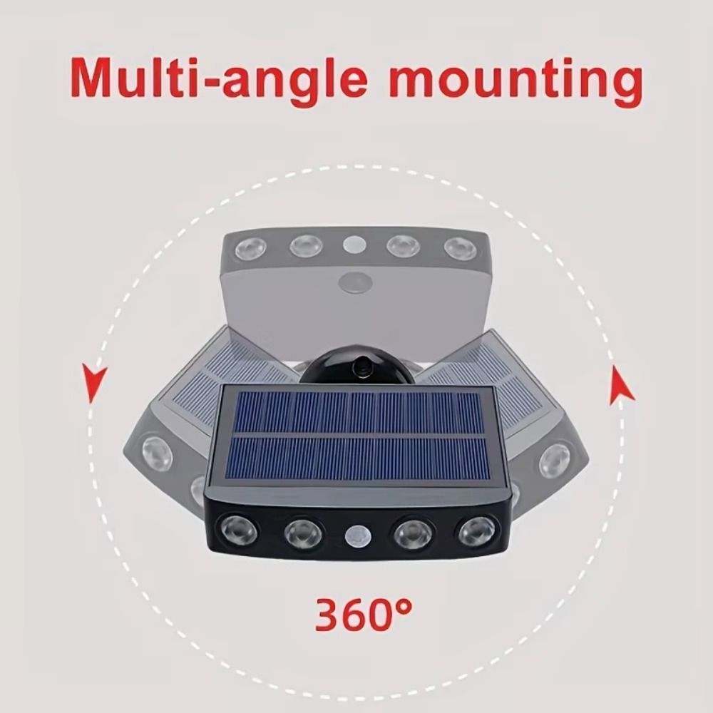 IP65 Waterproof Solar Outdoor Light 3 Modes LED Solar Lights Waterproof Wall Lamp  Wall Mount