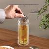 Jingdong Smart Double-Layer Glass Tea Infuser Cup