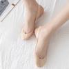 1 Pair Women Ultra Thin Invisible Shallow Mouth Non Slip Socks High Heel Forefoot Pad Socks