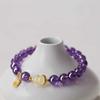 2025 Popular Uruguay Amethyst Imitation Bracelet for Women with Nine Purple Li Fire Gourd and Fu Card Crystal Jewelry