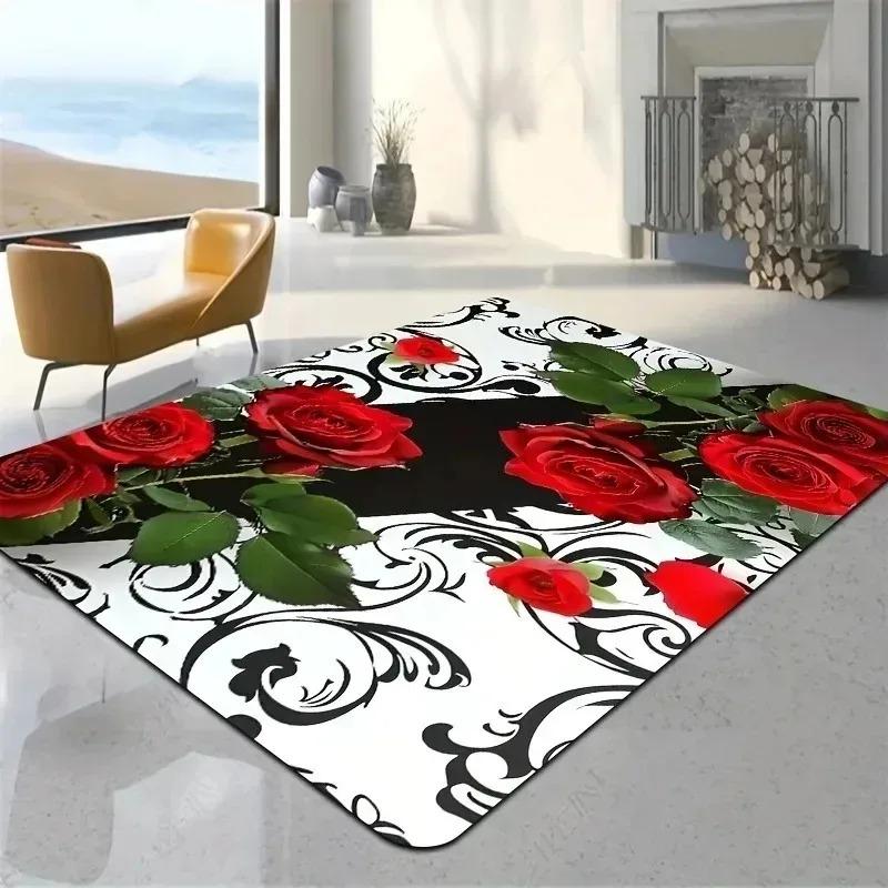 1PC Panda Kitchen Rugs Non-Slip Home Door Mats Pop Design Bathroom Rugs Bath Mat Carpet for Home Sink Laundry Decor