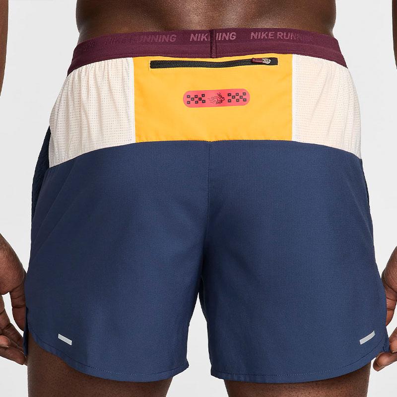 Nike Dry 5-Inch Lined Running Shorts Men Shorts Navy-Blue HF4562-410