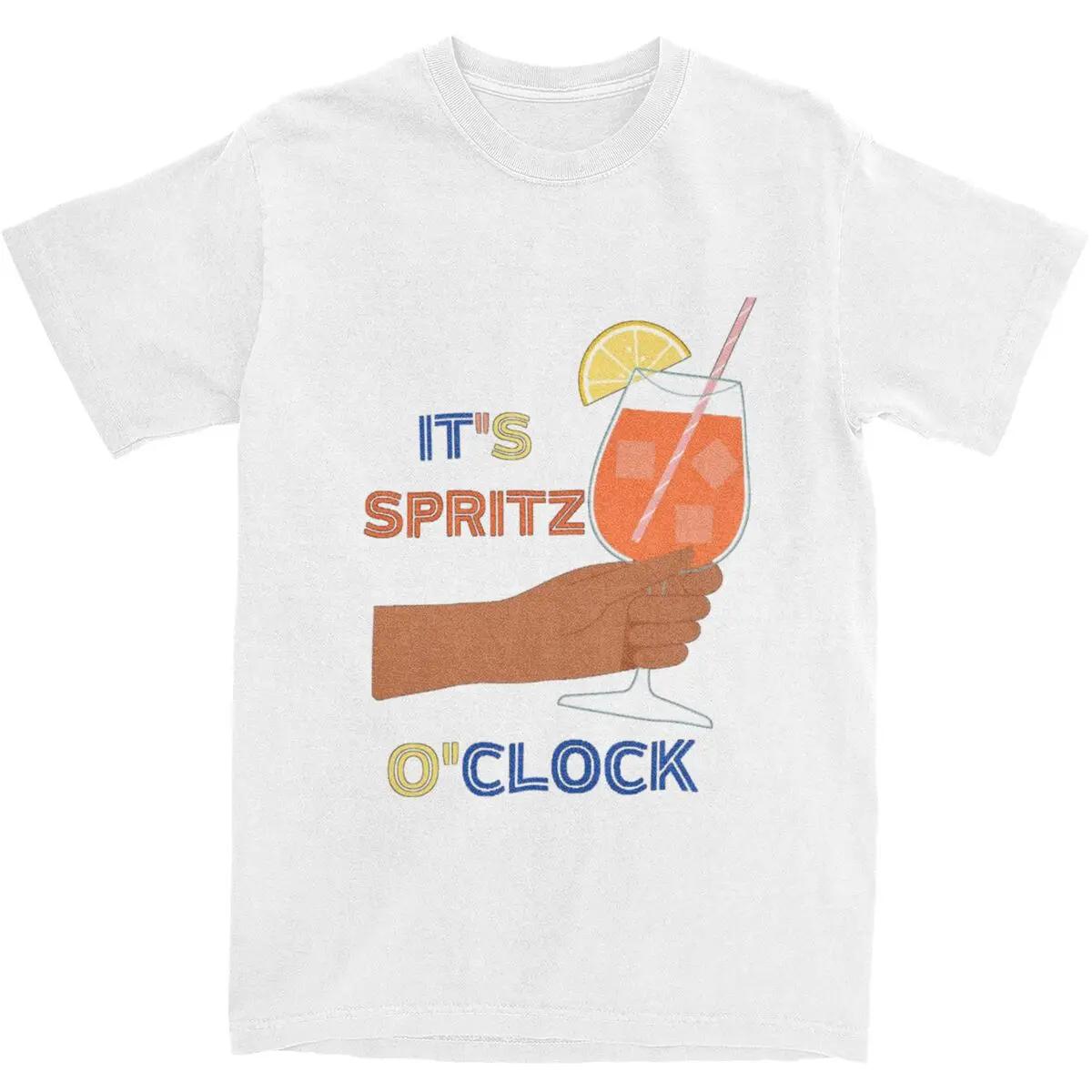 

Cocktail Alcohol Drink T Shirt A-Aperols Spritz Hipster T-Shirts Short-Sleeved Y2K Basic Tshirt Cotton O Neck Oversize Tees L