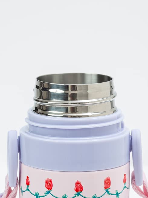 [Fefe] One-push Stainless Steel Bottle - Pink Cake