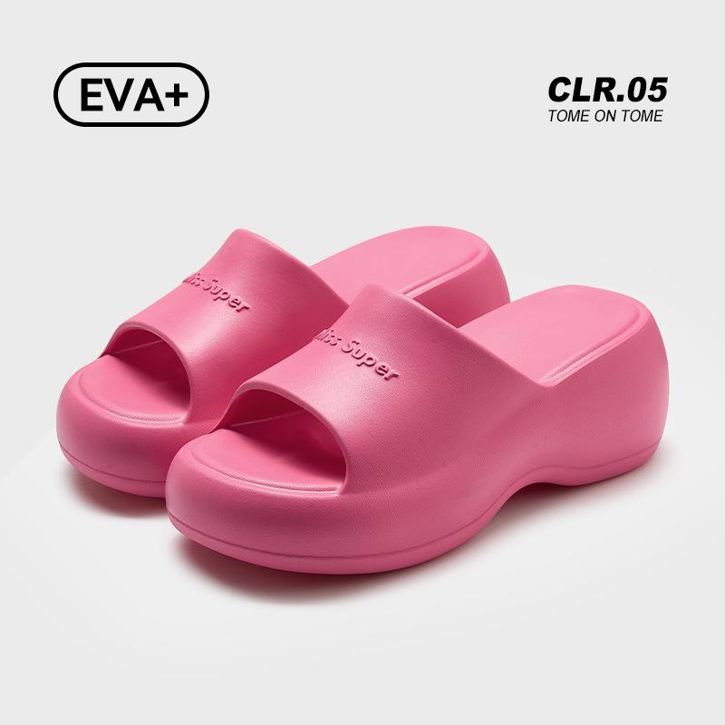 Premium sandals women's shoes women's outer wear breathable heightening beach sandals trendy fashion non-slip slippers one-word
