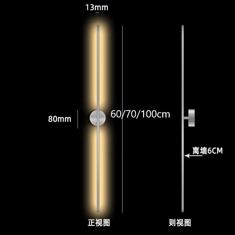 Nordic Luxury Line Wall Light Modern Living Room Luxury Wall Decoration LED Wall Light Corridor Bedroom Lighting Fixtures