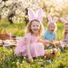 Non-slip Bunny Ear Headband Plush Rabbit Ear Hair Hoop Bunny Head Wear  Photo Props