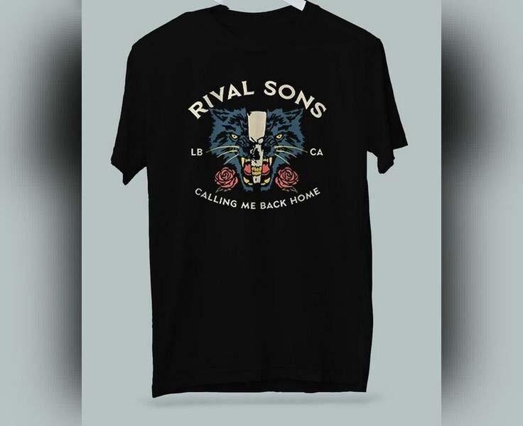 Merry Christmas Rival Sons Full Size Cotton Black Shirt BT579 Unisex T-Shirt XXXL