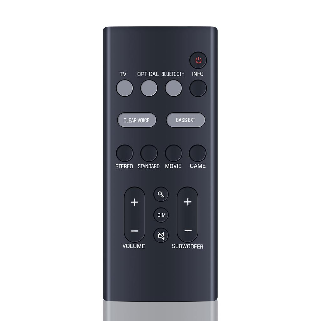 Soundbar Remote Control VGH6520 for Yamaha Soundbars SR-B30A and SR-B40A