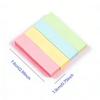 400 Sheets/Pack Small Rectangle Colorful Sticky Notes – Perfect for Students, Home, School & Office Use