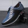 High Quality Big Size Casual Shoes Men Fashion Business Men Casual Shoes Hot Sale Spring Breathable Casual Men Shoes Black