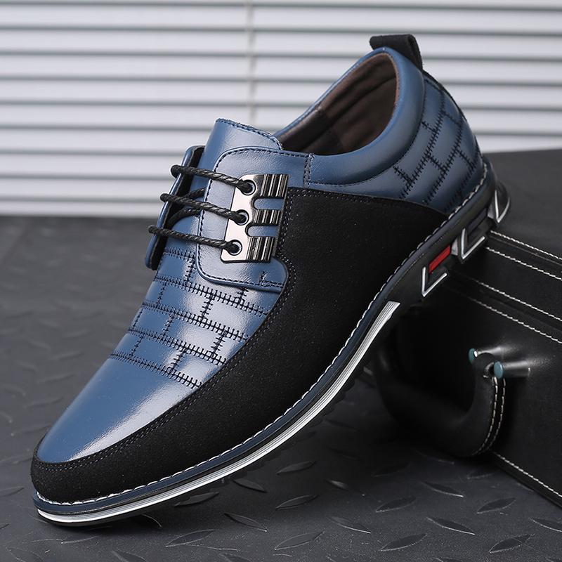 High Quality Big Size Casual Shoes Men Fashion Business Men Casual Shoes Hot Sale Spring Breathable Casual Men Shoes Black