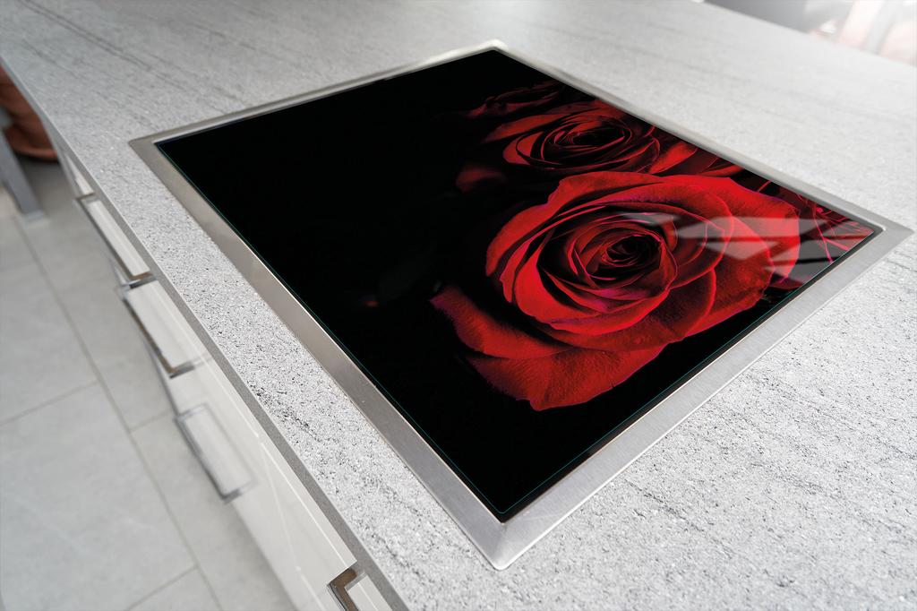 TABLA DE CORTAR DE CRISTAL 52x30 ROSA