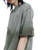 AAKAM Dirty Mist Roll-Up Half Top (Khaki)