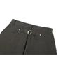 BASEMOMENT Cinch Back Curved Bermuda Pants Mocha Smoke
