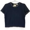 Fendi 1525637 Short-sleeved Knit Tops 42 blackUsed