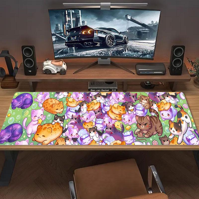 Aarmau Large Size Mouse Pad Large Gaming Table Cushion Nonslip Laptop Tablet Big Mousepad Xxl Mat Mini Pc Playmat With Lock Edge