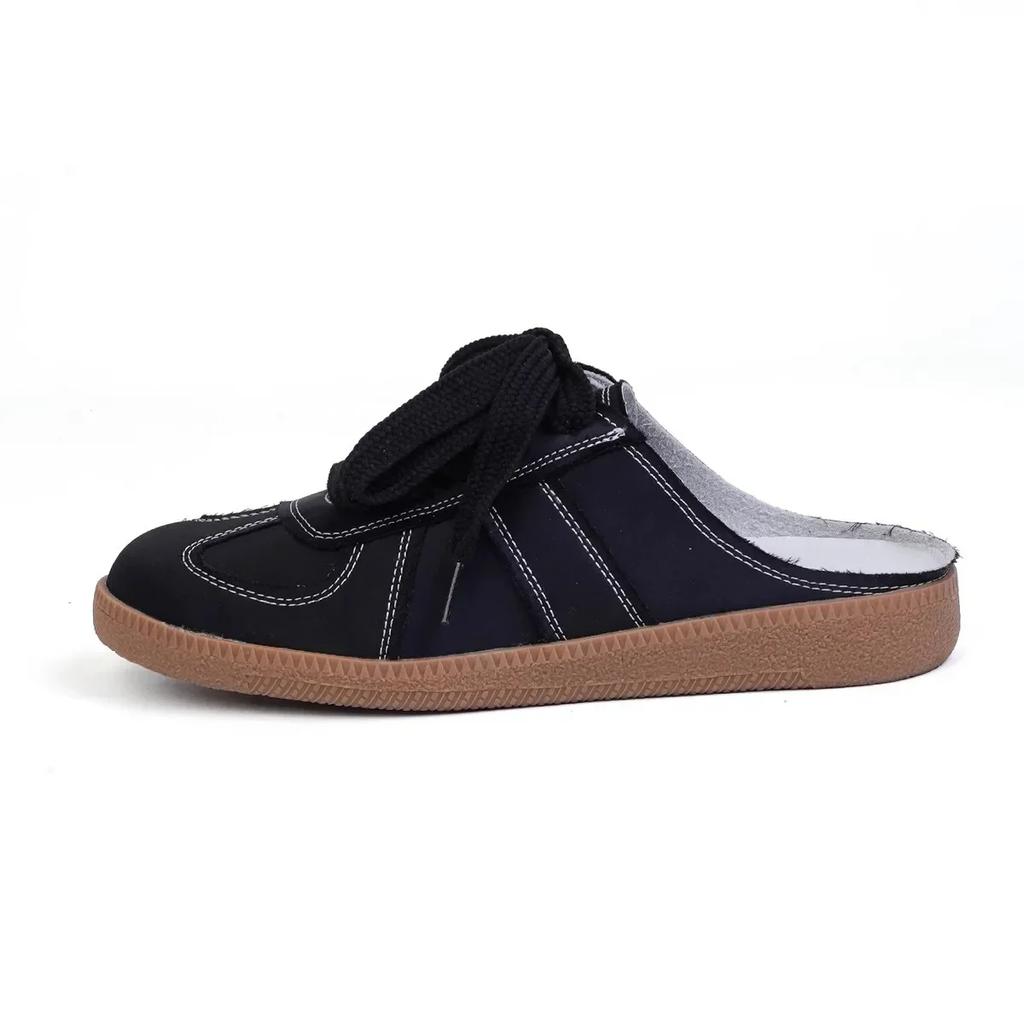 Fashion Women Wear Flat 2024 New Spanish Small White Shoes Lazy Slip-on Shoes