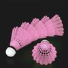 1Pcs Pink Imitation Nylon Ball Durable Badminton Outdoor Plastic Nylon Practice Game Training Use