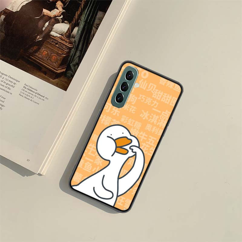 

Cute Cartoon Duck Phone Case for Samsung A54 A14 A24 A34 A17 A37 A57 A55 A35 A25 A15 A07 A05S A04S A12 A22 A32 A52S A72 Galaxy N Samsung A57 5G