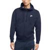 Nike Sportswear Club Fleece Full-Zip Hoodie 'Blue' Men's BV2646-410