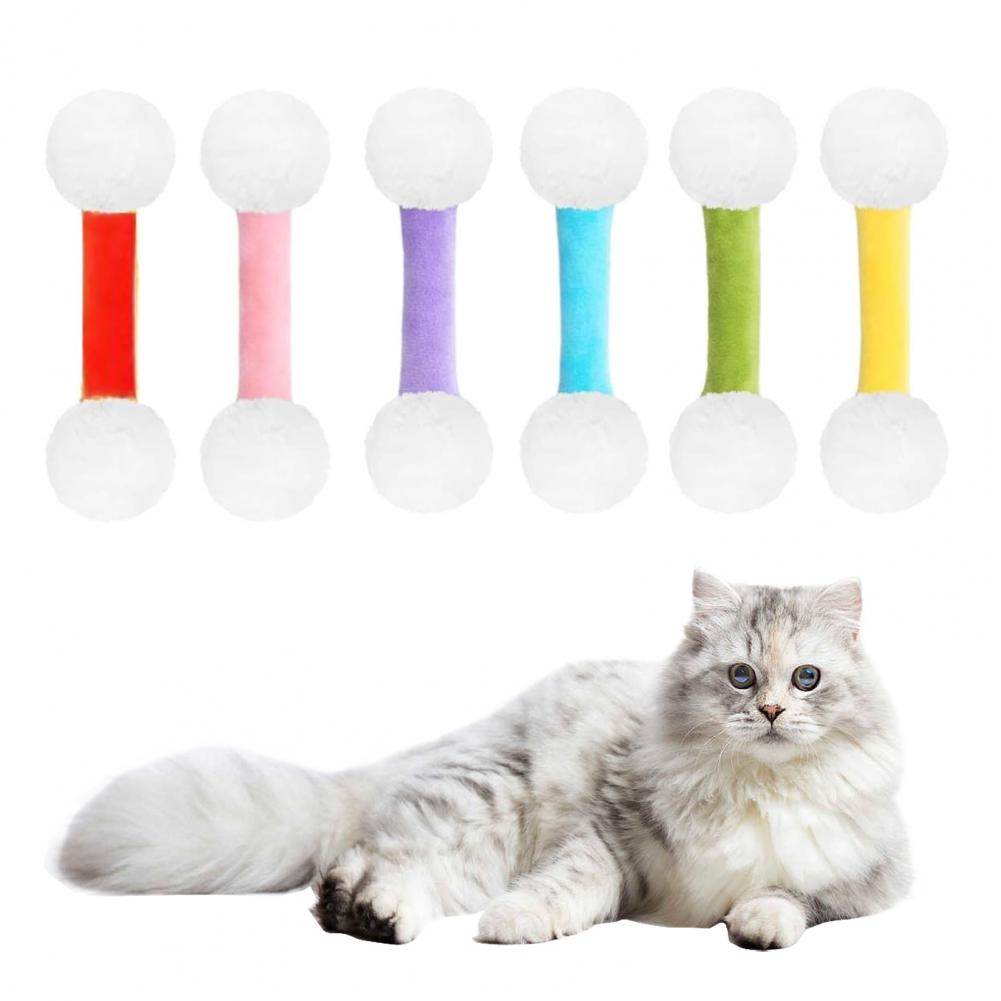 Swab Cat Toy Sturdy Pet-safe Cat Toy Catnip Toy Cotton Swab Kicker Sticks for Indoor Cats Self Play Hunting Teething for Kittens