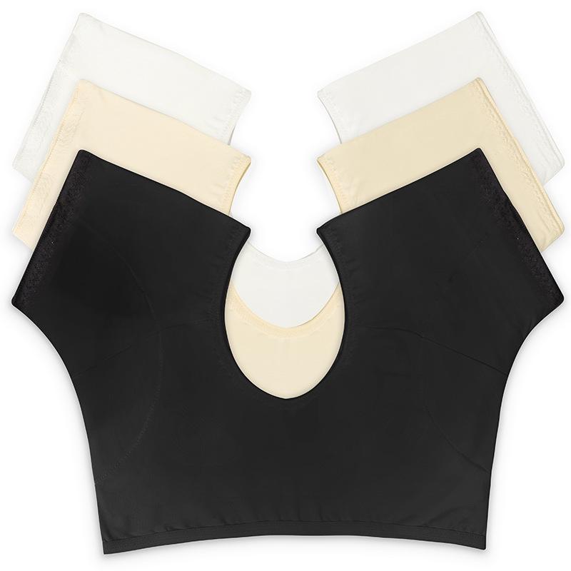 Women's Breathable Sweat-Absorbing Underarm Vest with Anti-Odor Sweat-Blocking Pads