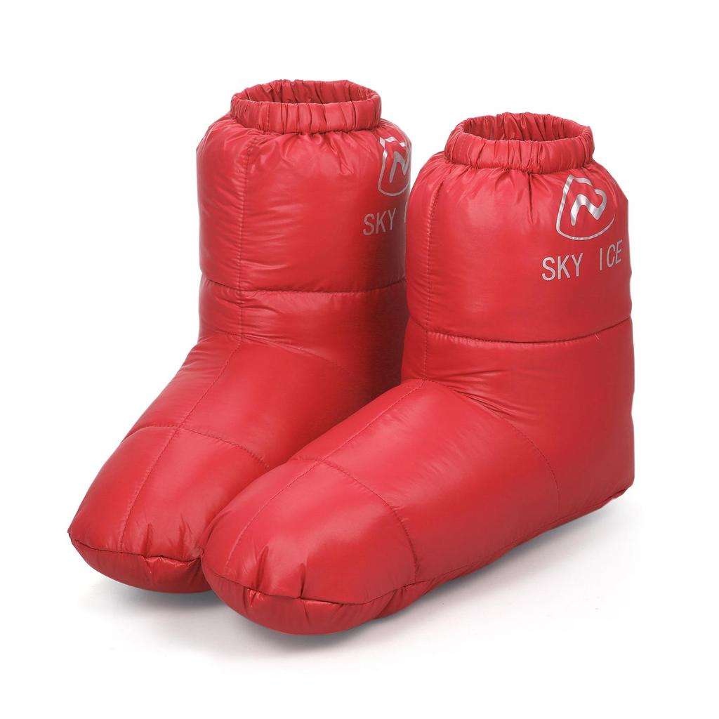 Winter warme Entendaunen Hausschuhe Stiefel Home Outdoor Camping Schuhe Schuhe für Männer Frauen