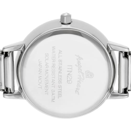 ANGELHEART Innocent Time Watch, a Collaboration Model with Kanna Hashimoto, Featuring a Pearl Dial, Stainless Steel Dial, Solar Battery, 29mm, and an