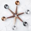 Easyworkz Retro Coffee Measuring Spoon, 10 Gram, Stainless Steel Scoop with Black Walnut Handle (Rose Gold)